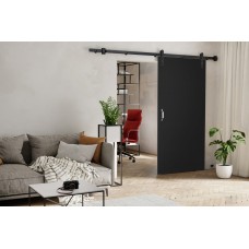 Istabas bīdāmās durvis RETRO - Loft, melns